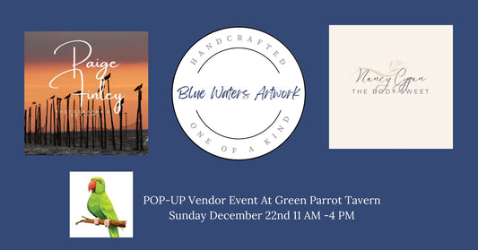 Pop Up Shop December 22nd @Green Parrot Tavern