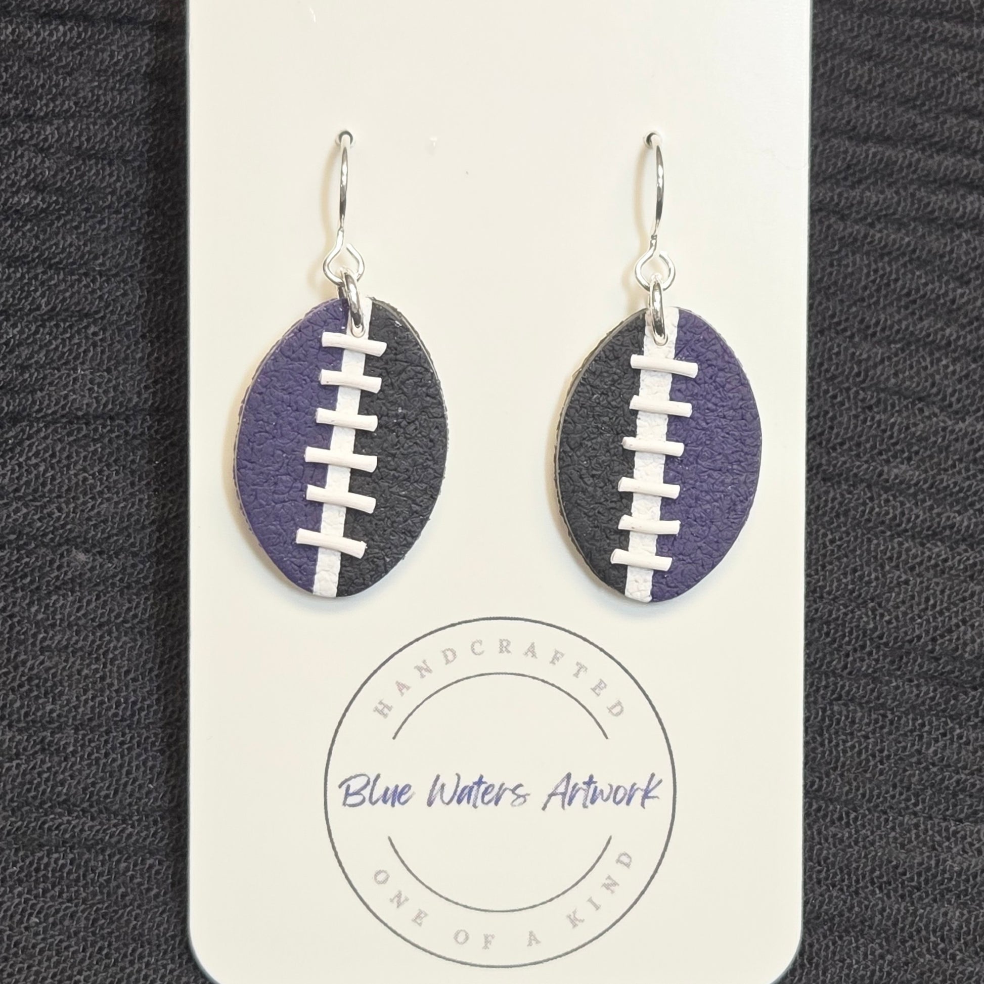 Baltimore Ravens Football Earrings