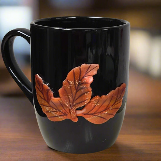 Fall leaves coffee / tea mug