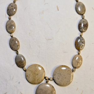 fossil coral necklace